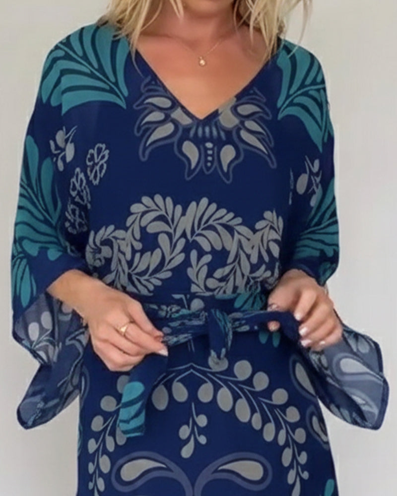 Ilia | Maxikleid aus atmungsaktivem Baumwollmix