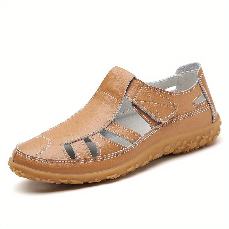 Norah | Handgefertigte Leder Mokassins mit weicher Sohle und Vintage-Design