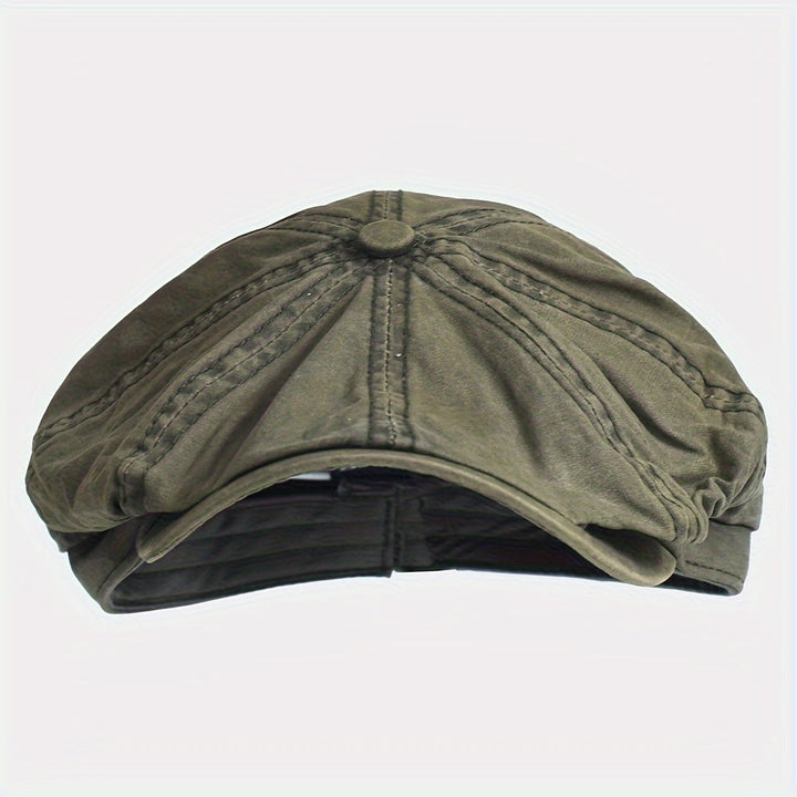Kavento | Vintage Octagonal Cotton Cap mit klassischem Schirm