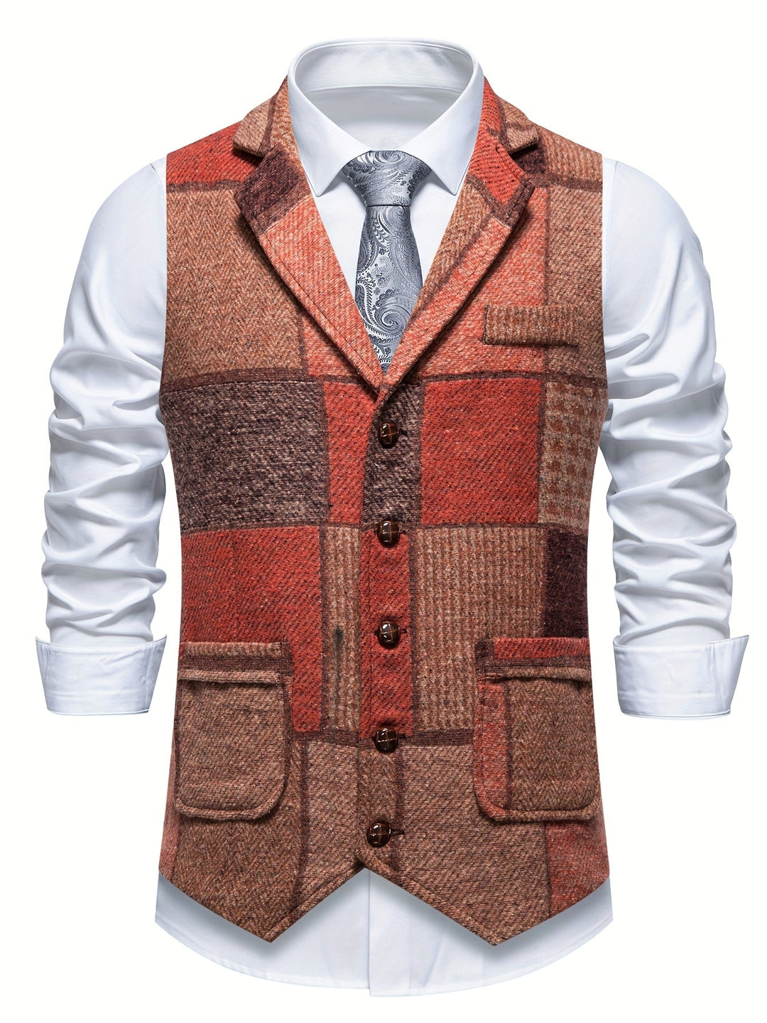 Walter | Klassische Patchwork-Weste