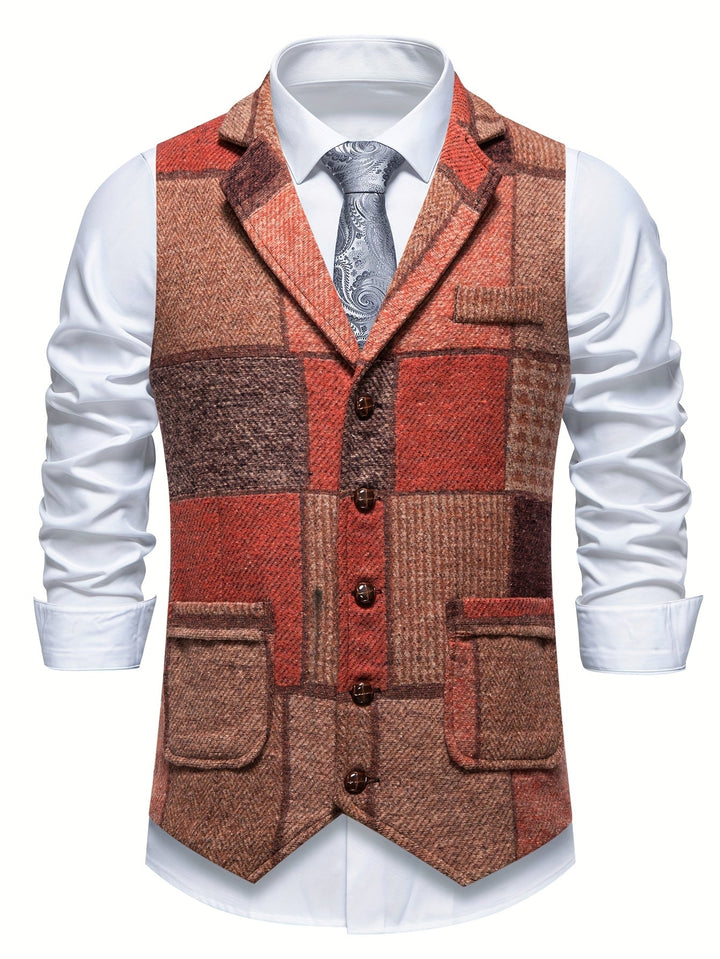 Walter | Klassische Patchwork-Weste