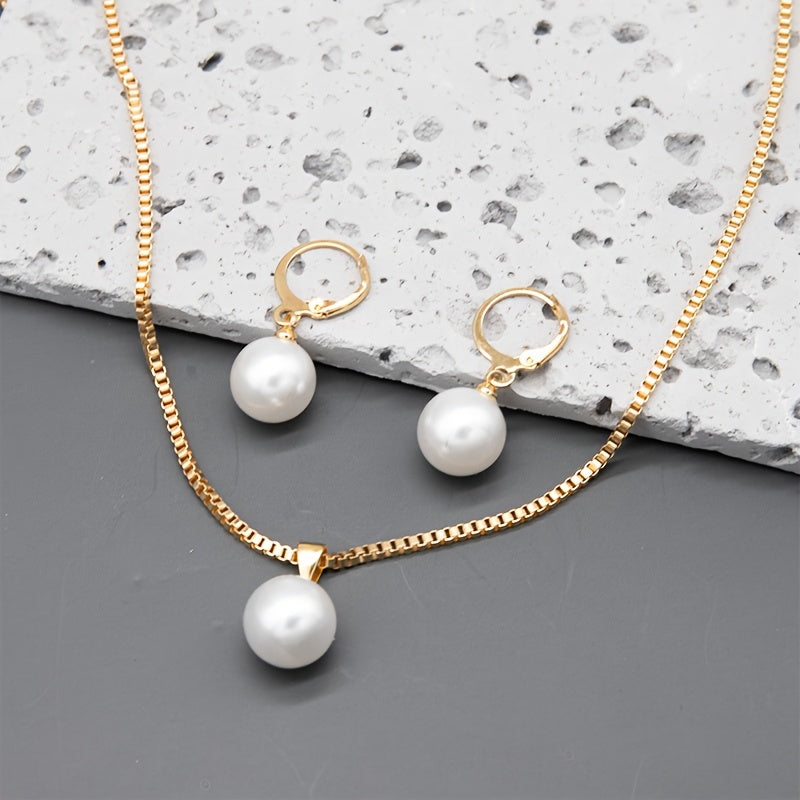Isara | Schmuckset mit Eleganten Perlen und Sofistiziertem Finish