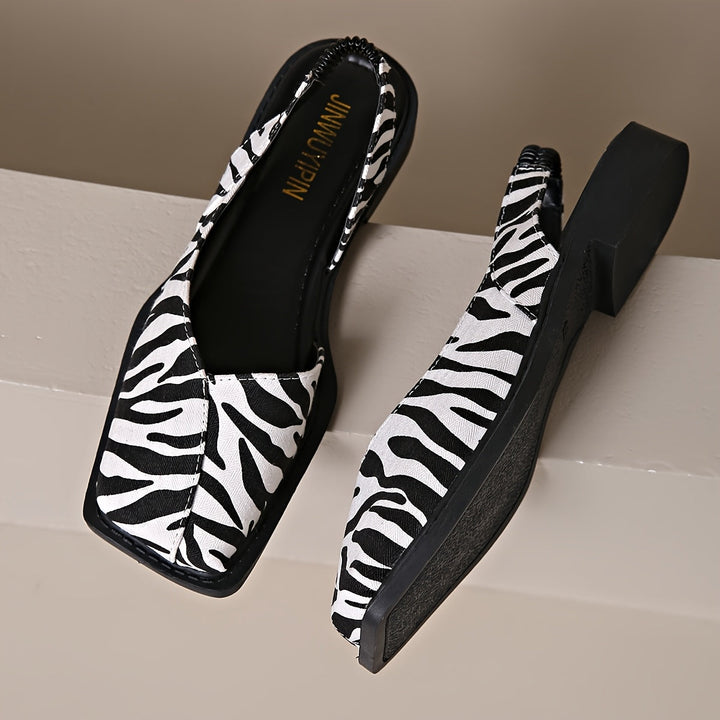 Darya | Elegante Sandalen mit Blockabsatz und Quadratischer Spitze