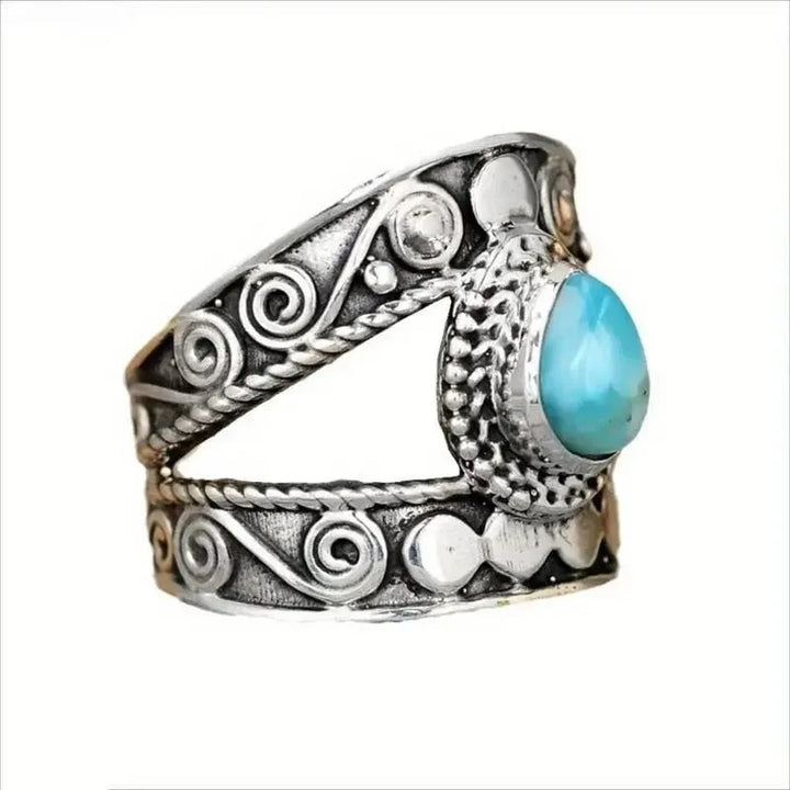 Meliora | Vintage-Ring mit Tropfenstein