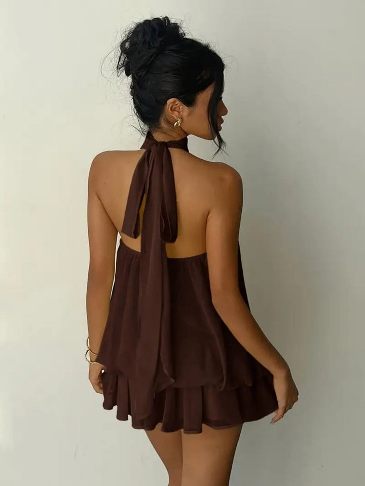 Meara | Elegantes Halterkleid für Sommerurlaub