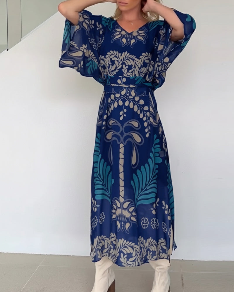 Ilia | Maxikleid aus atmungsaktivem Baumwollmix