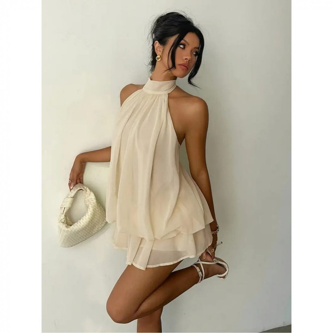 Meara | Elegantes Halterkleid für Sommerurlaub