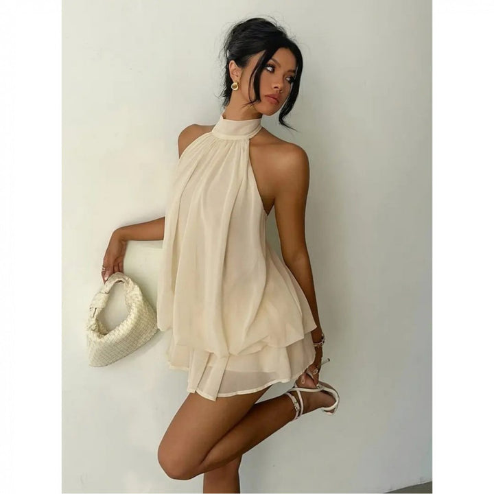 Meara | Elegantes Halterkleid für Sommerurlaub