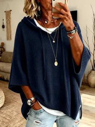 Celestine | Oversize Hoodie mit Kurzarm