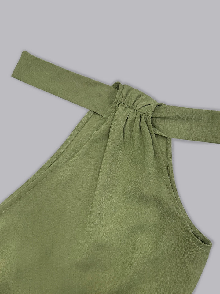 Juveth | Eleganter Ein-Schulter-Jumpsuit mit weitem Bein und definiertem Taillenschnitt