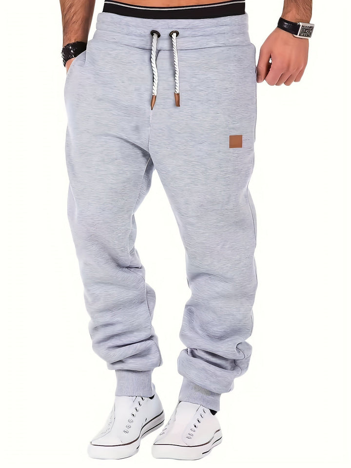 Rovanto | Slim Fit Herren Casual-Hosen mit verstellbarem Bund für Herbst und Winter