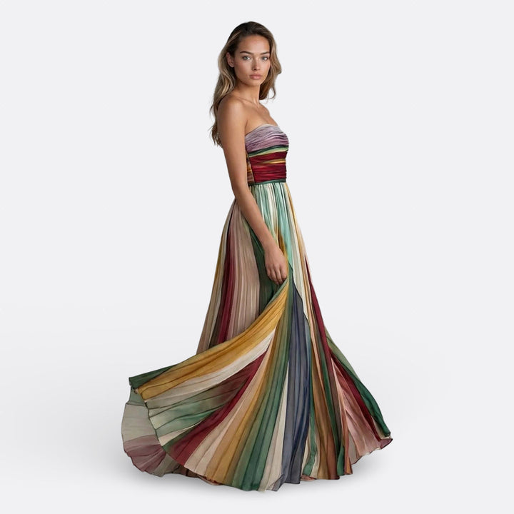 Dune | Langes trägerloses Kleid