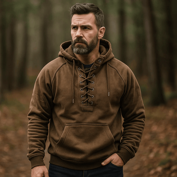 Kelvane | Herren Kapuzenpullover im Wikinger-Stil