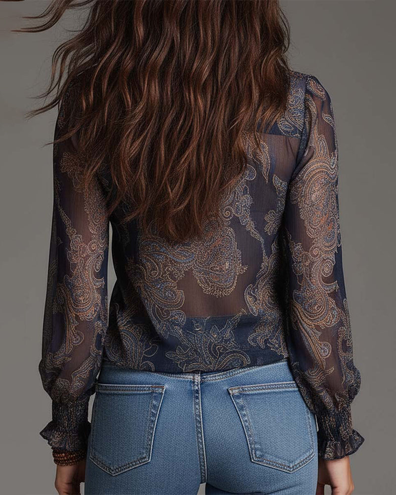 Arden | Elegante Bluse mit halbem Reißverschluss und modernem Schnitt