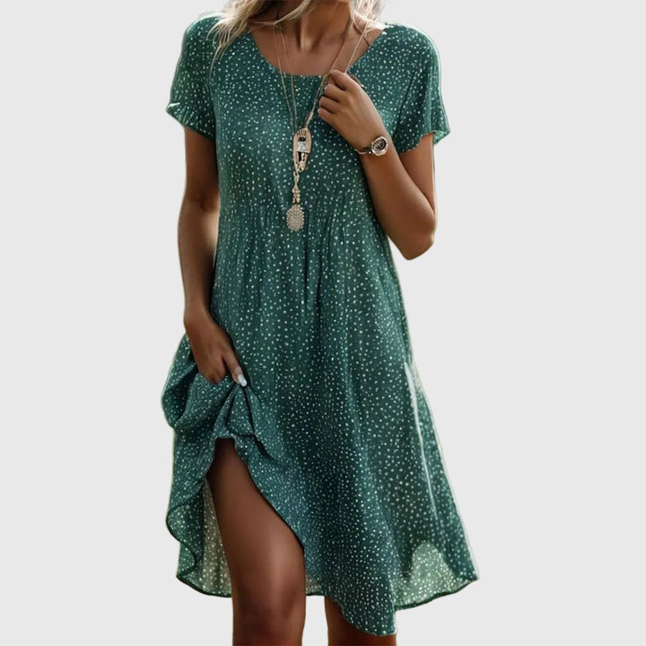 Vorella | Elegantes Midi-Kleid mit modernem und sophisticated Stil
