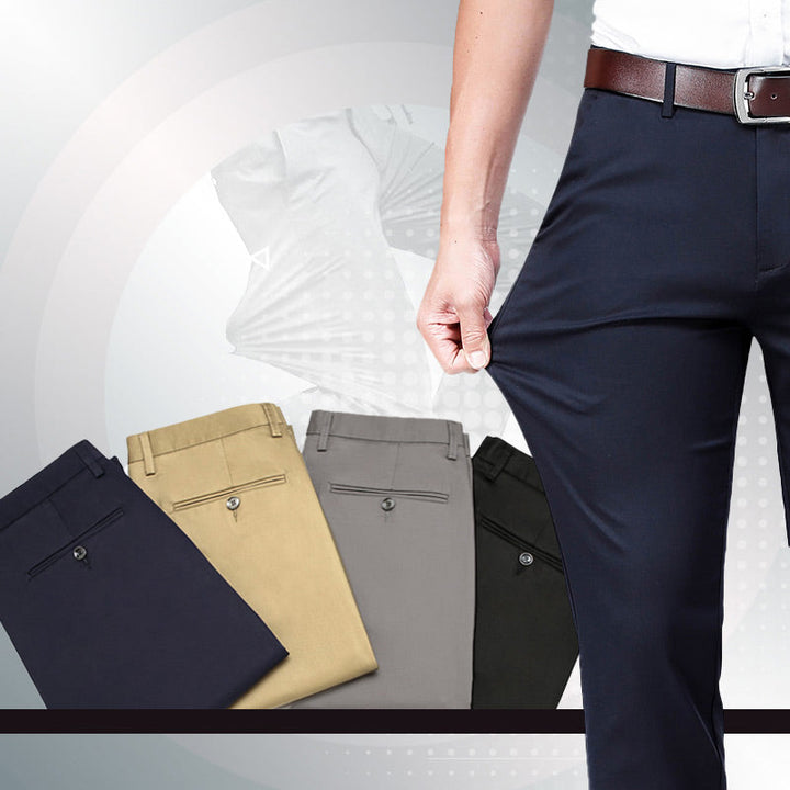 Quavero™ Klassische Herrenhose mit hoher Elastizität