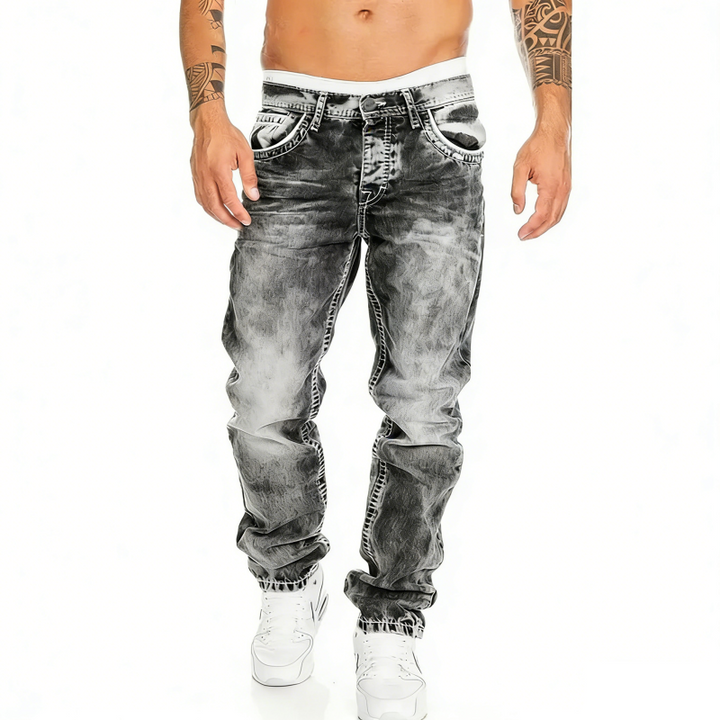 Dean | Minimalistische Stretch-Jeans im Emo-Stil für Herren im Sommer