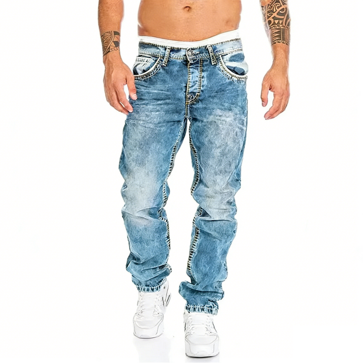 Dean | Minimalistische Stretch-Jeans im Emo-Stil für Herren im Sommer