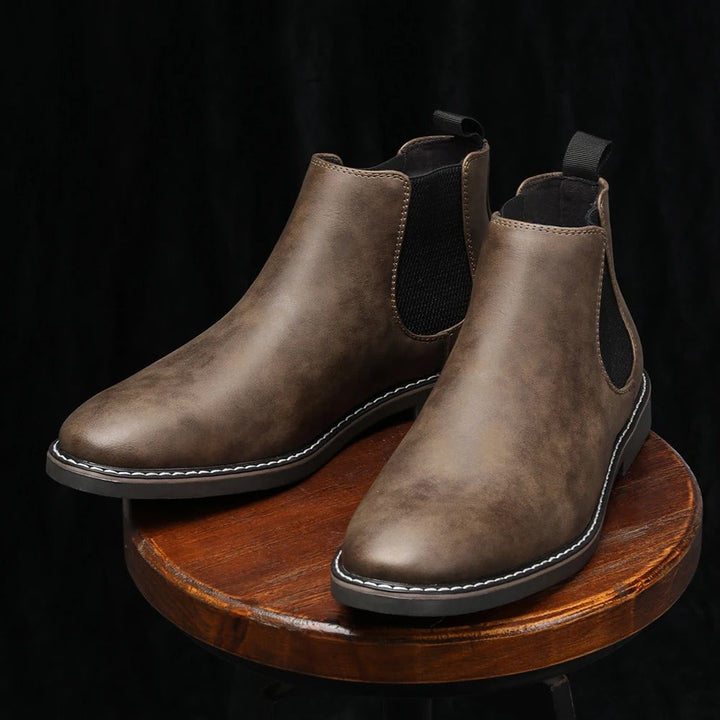 Iveron | Elegante Chelsea-Stiefel aus Leder für Herren