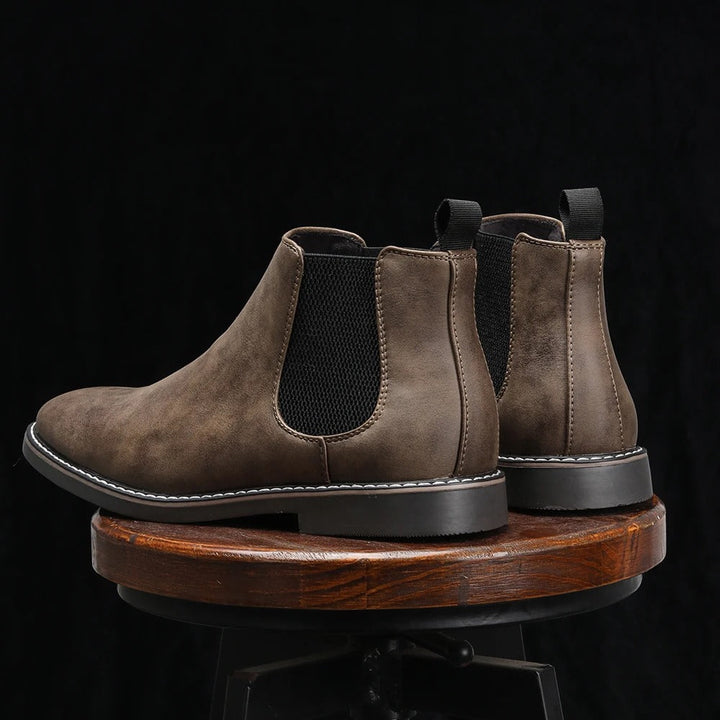 Iveron | Elegante Chelsea-Stiefel aus Leder für Herren