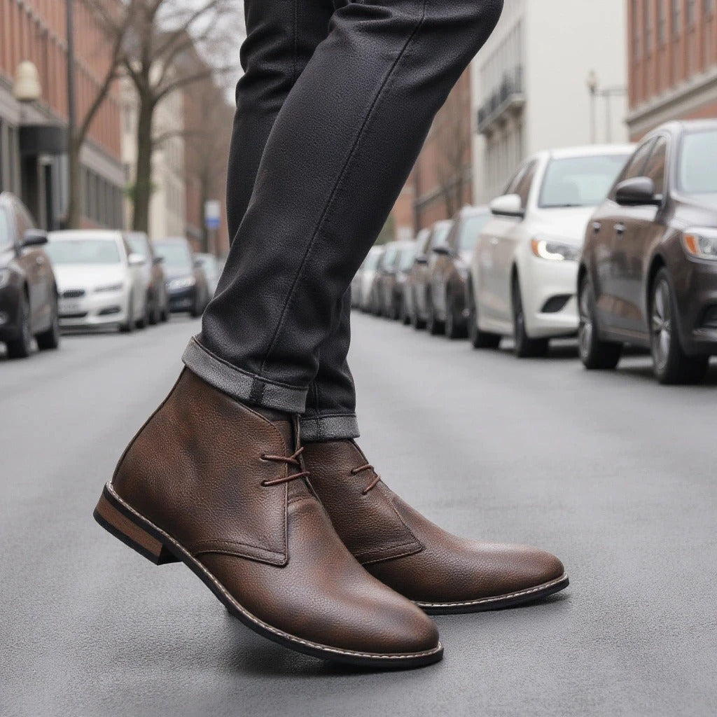 Helvaro | Herren Lederstiefel im urbanen Stil
