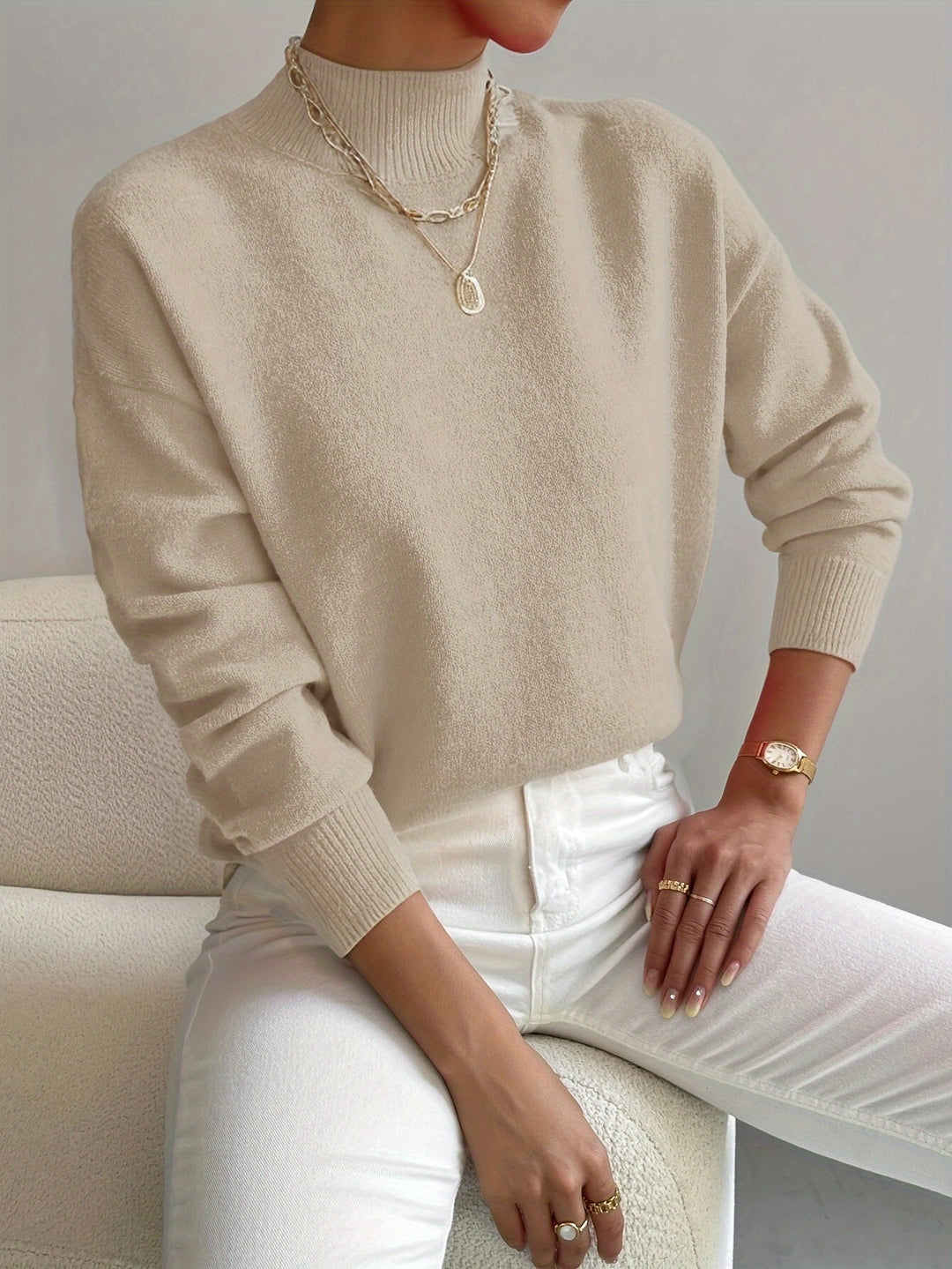 Marietta | Klassischer Rollkragenpullover
