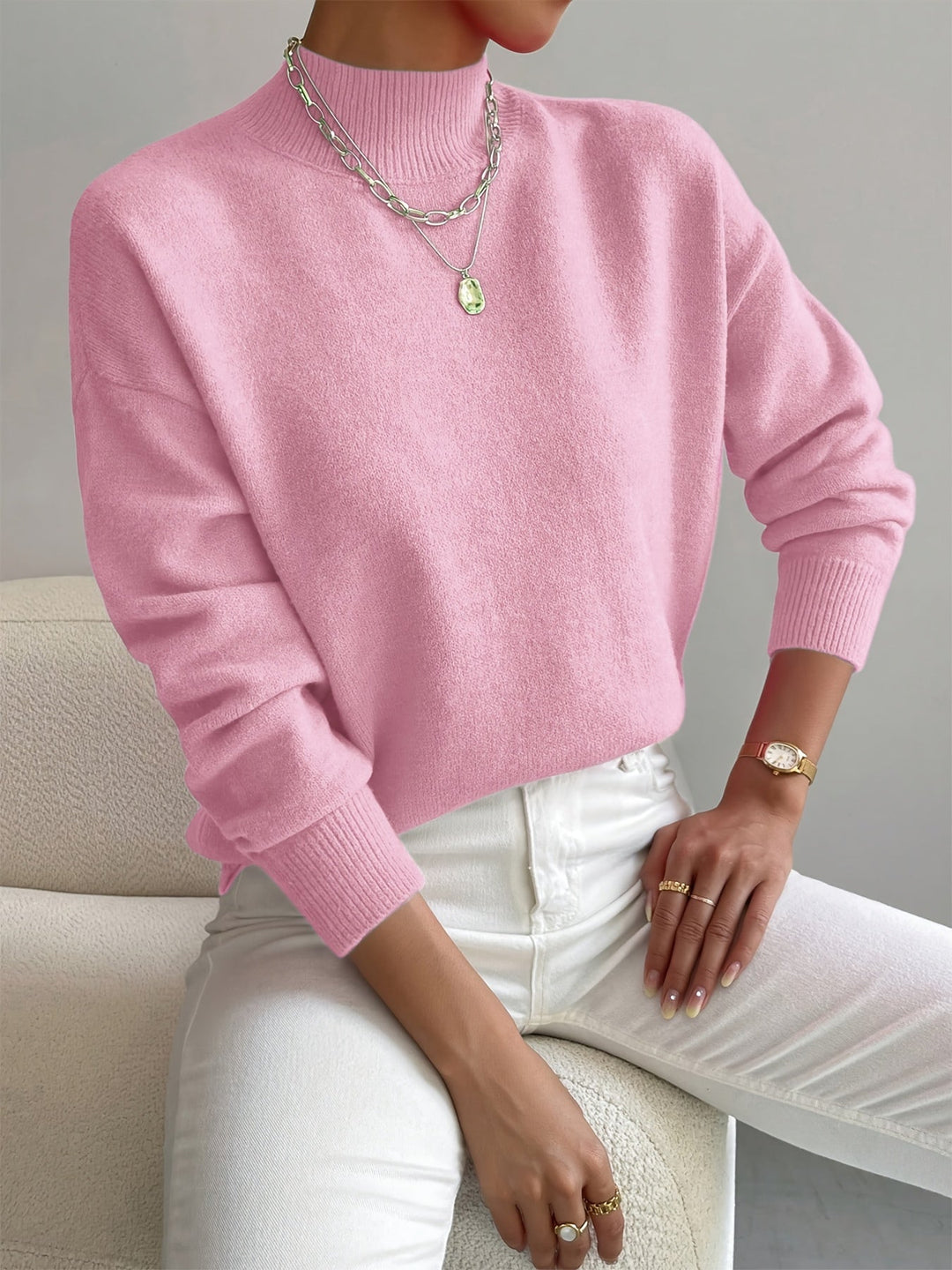 Marietta | Klassischer Rollkragenpullover