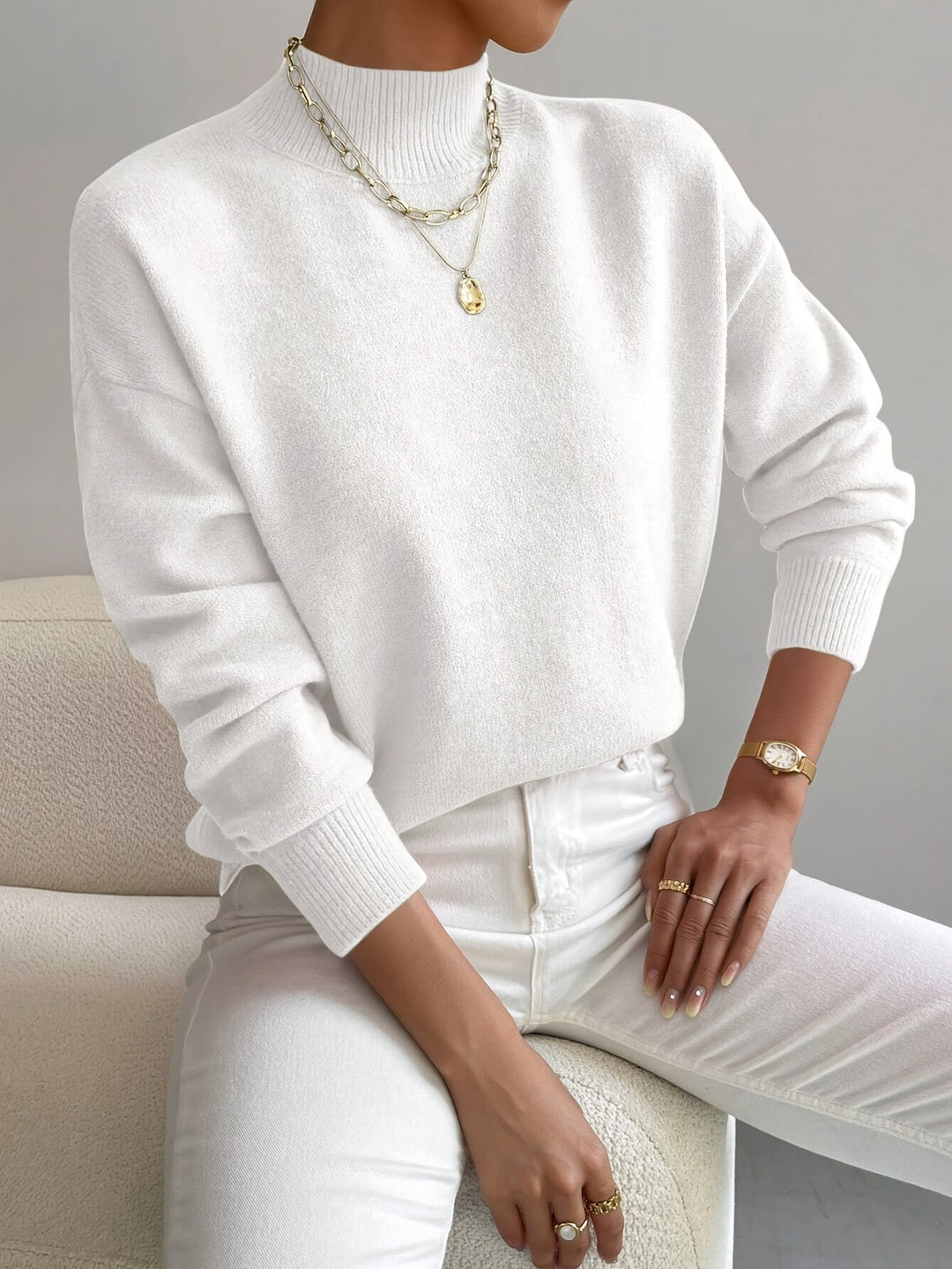 Marietta | Klassischer Rollkragenpullover