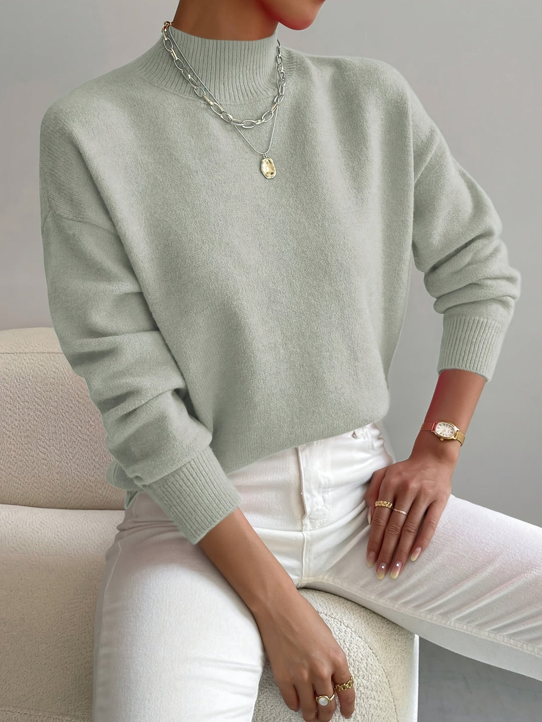 Marietta | Klassischer Rollkragenpullover