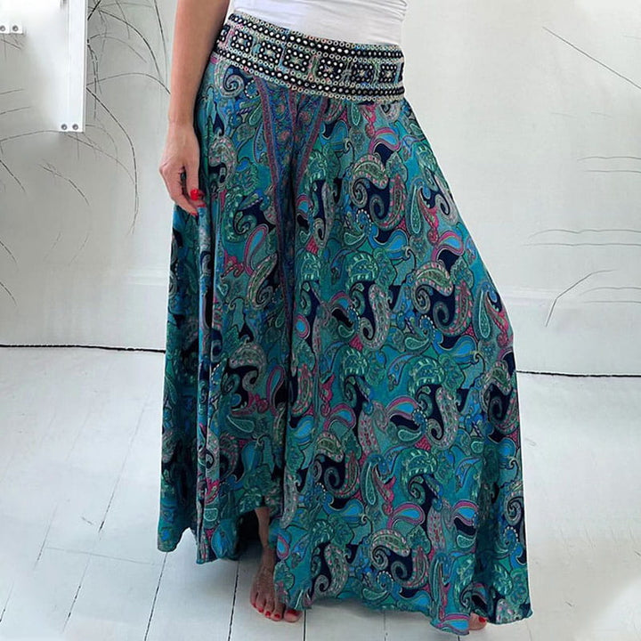 Mavis | Elastische Hose mit ethnischem Muster