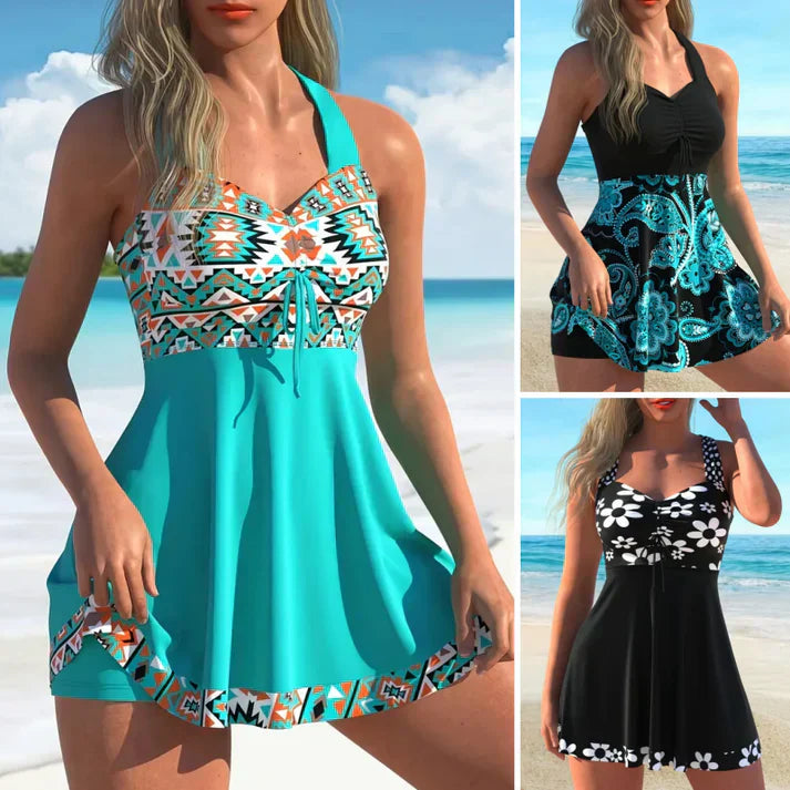Sable | Zweiteiliger Badeanzug mit Trägern und abnehmbaren Shorts