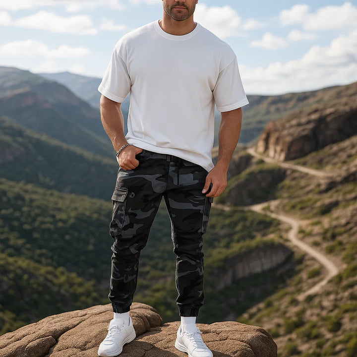 Jorvex | Urbaner Camouflage Cargo-Hose für Herren