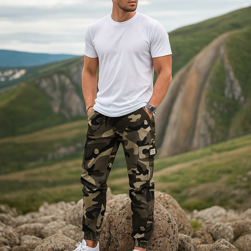 Jorvex | Urbaner Camouflage Cargo-Hose für Herren