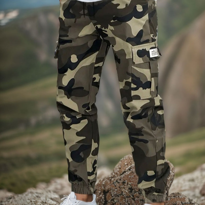 Jorvex | Urbaner Camouflage Cargo-Hose für Herren