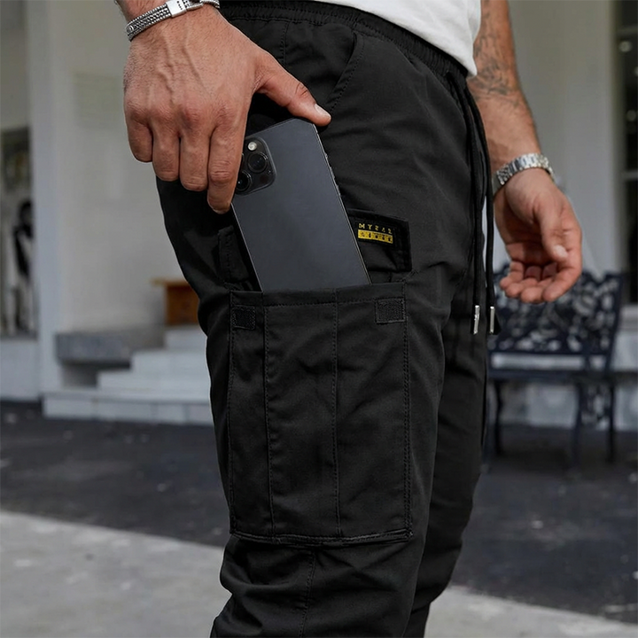 Aldric | Freizeit-Cargohosen für Herren mit Kordelzug