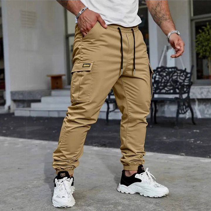 Aldric | Freizeit-Cargohosen für Herren mit Kordelzug