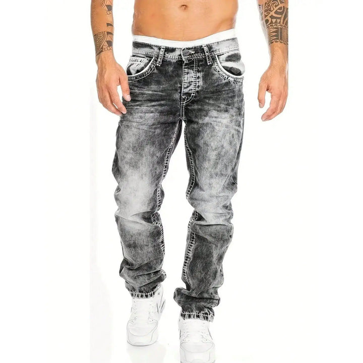 Dean | Minimalistische Stretch-Jeans im Emo-Stil für Herren im Sommer