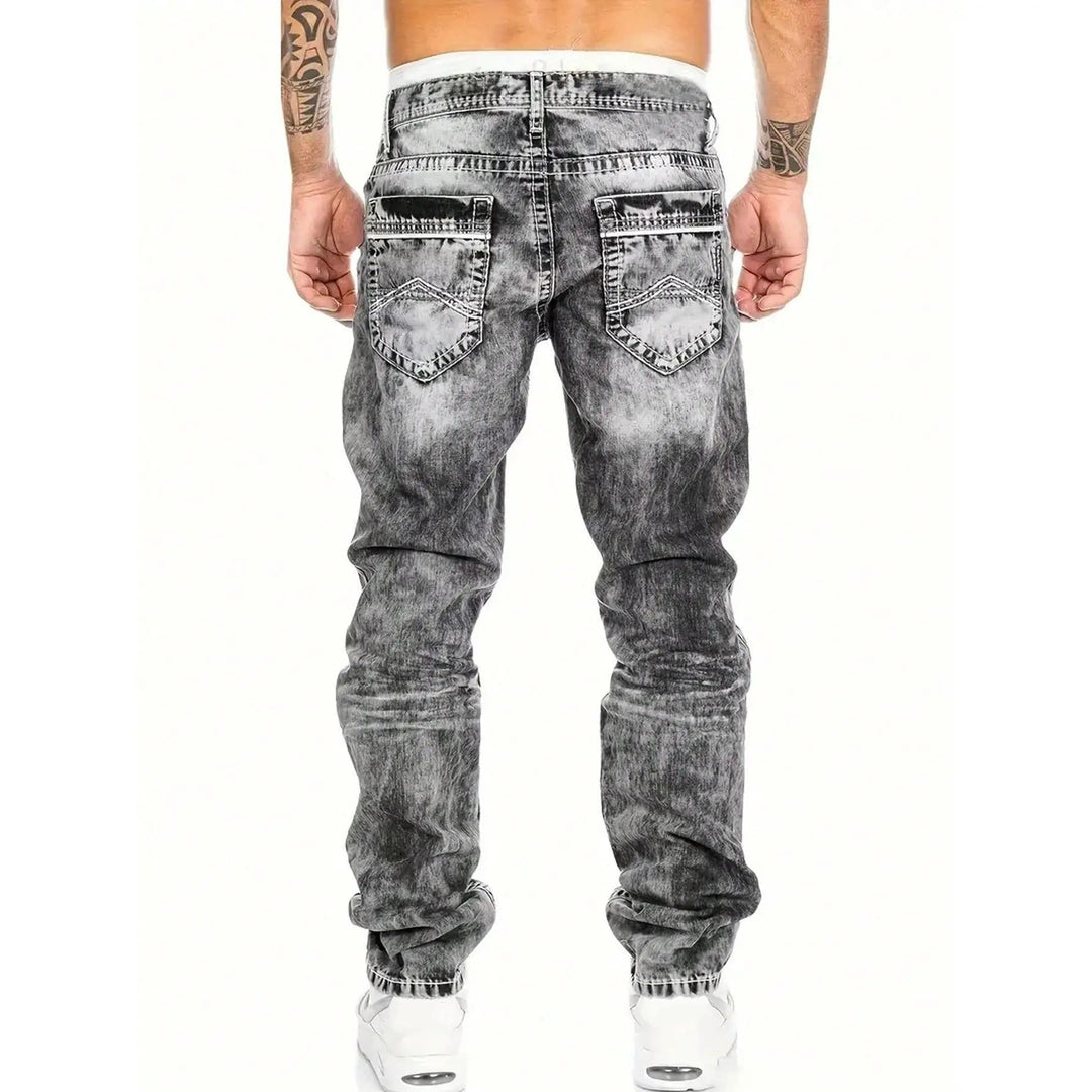 Dean | Minimalistische Stretch-Jeans im Emo-Stil für Herren im Sommer