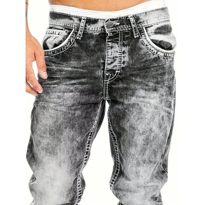 Dean | Minimalistische Stretch-Jeans im Emo-Stil für Herren im Sommer
