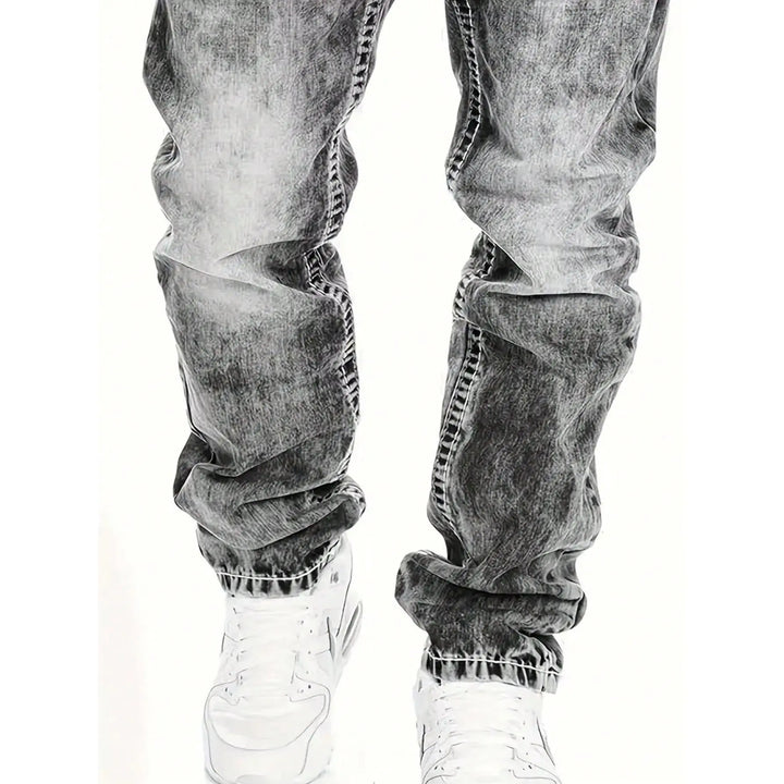 Dean | Minimalistische Stretch-Jeans im Emo-Stil für Herren im Sommer