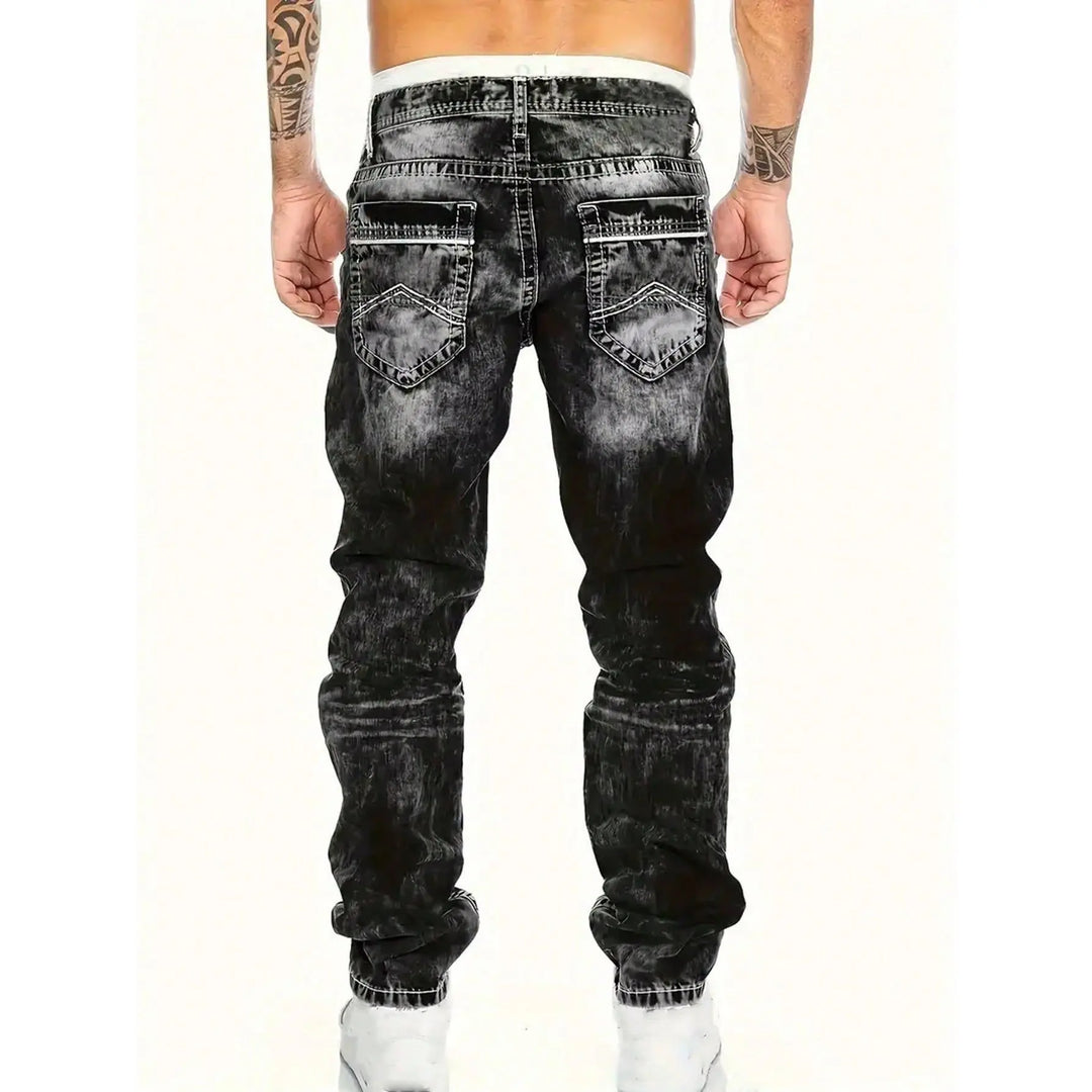 Dean | Minimalistische Stretch-Jeans im Emo-Stil für Herren im Sommer