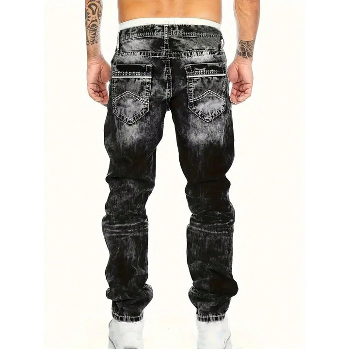 Dean | Minimalistische Stretch-Jeans im Emo-Stil für Herren im Sommer