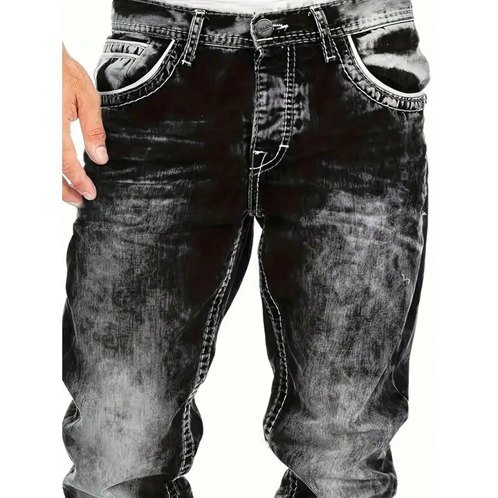 Dean | Minimalistische Stretch-Jeans im Emo-Stil für Herren im Sommer