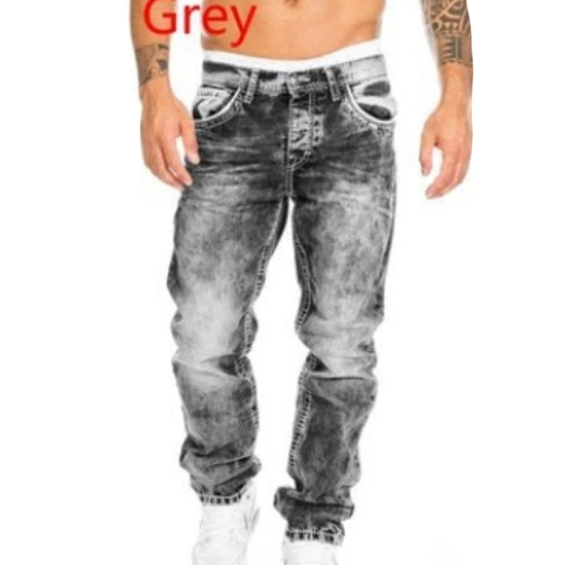 Dean | Minimalistische Stretch-Jeans im Emo-Stil für Herren im Sommer