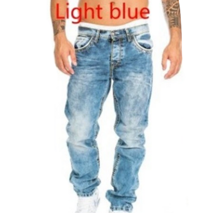 Dean | Minimalistische Stretch-Jeans im Emo-Stil für Herren im Sommer