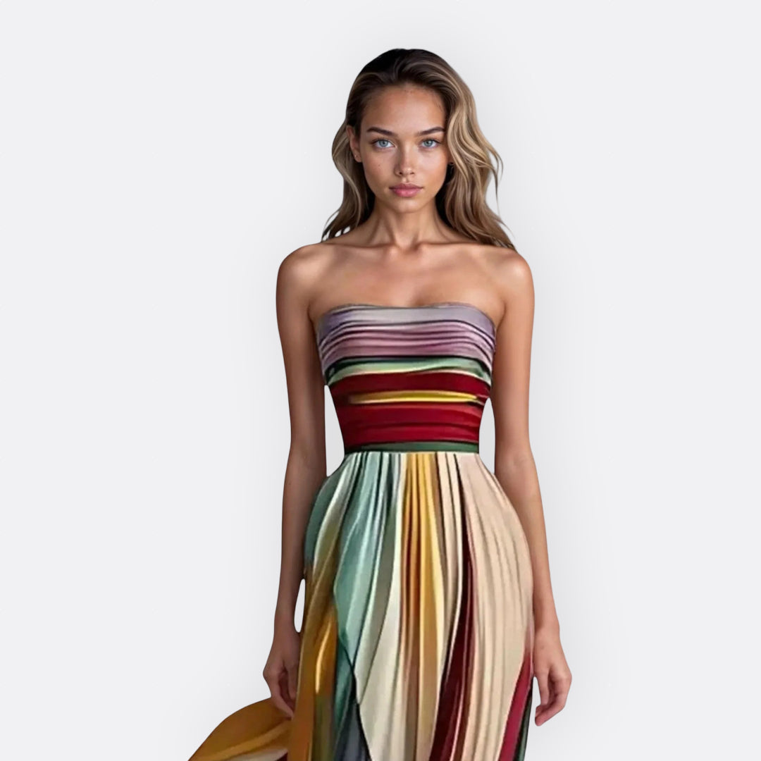 Dune | Langes trägerloses Kleid