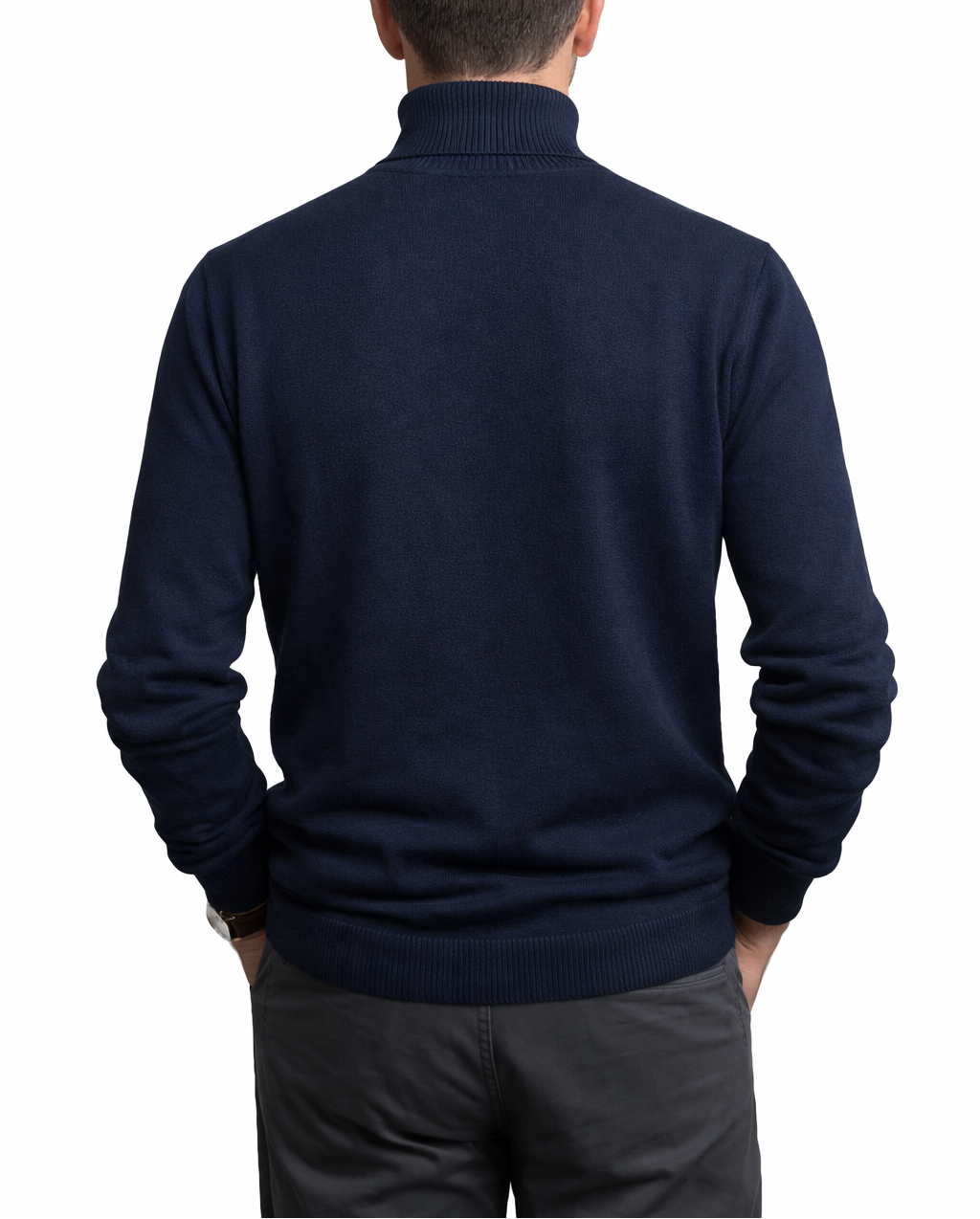 Tommy | Klassischer Kaschmir-Rollkragenpullover